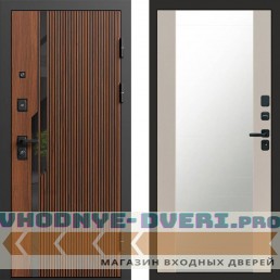 Дверь Termo Door Флекс Бетон Зеркало 27 Слоновая кость